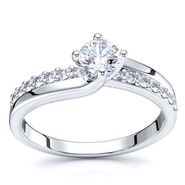 Calgary Pave Set Engagement Ring