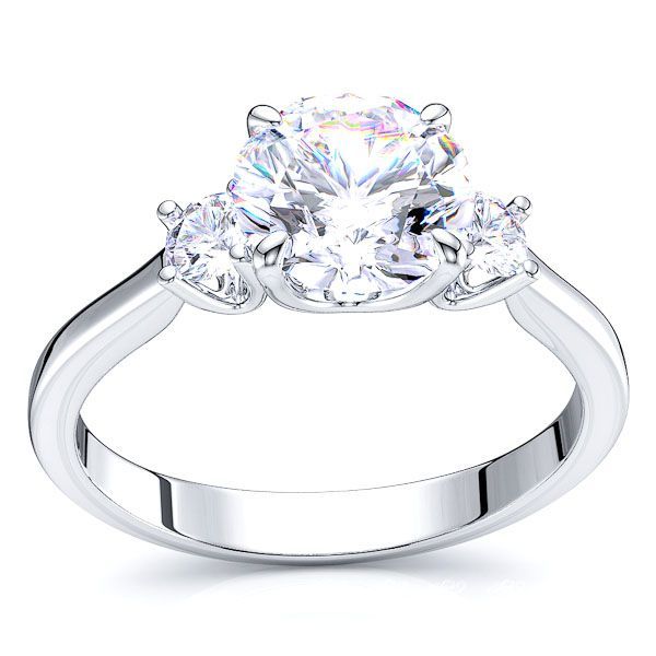 Pittsburgh Three Stone Engagement Ring