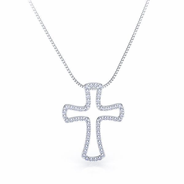 Araceli Religious Cross Diamond Pendant