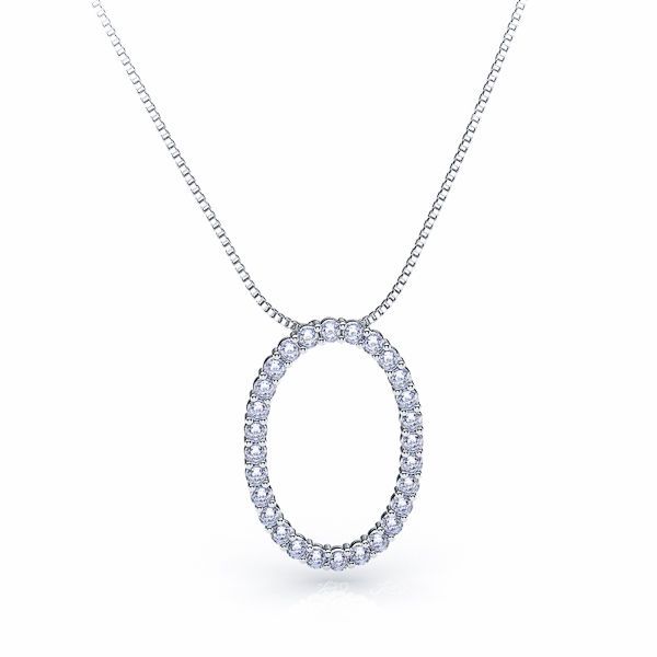 Leonie Circle Diamond Pendant