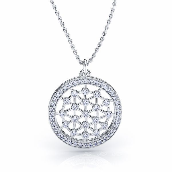 Tiziana Diamond Circle Pendant