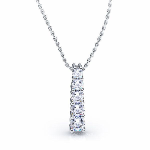 Michelangela Diamond Journey Pendant