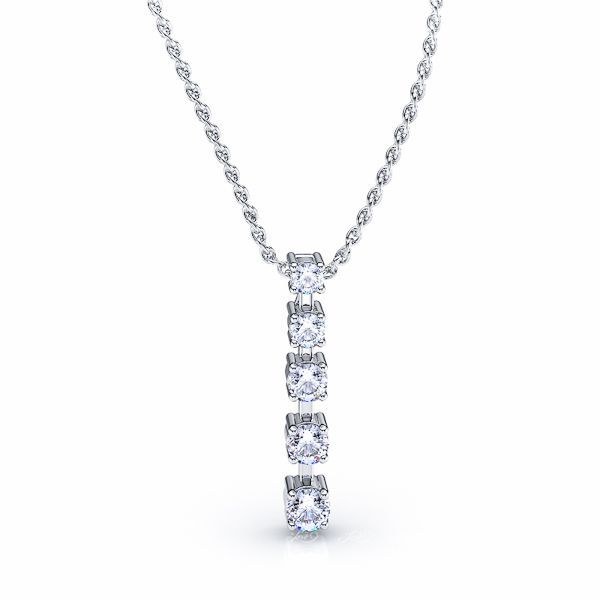 Georgette Diamond Journey Pendant
