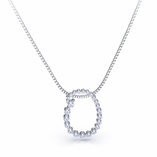 Fernande Diamond Circle Pendant