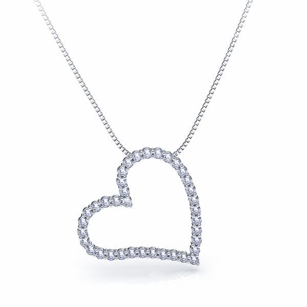 Giuseppa Diamond Heart Pendant