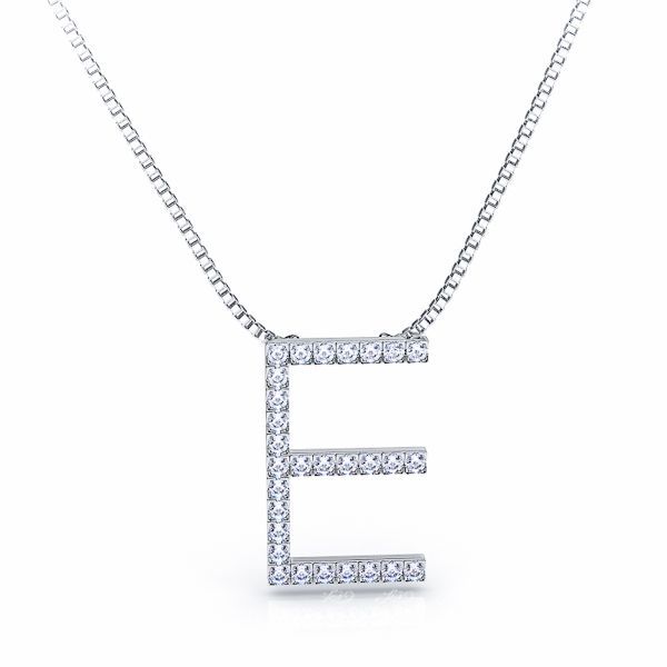 Belen Inital Diamond Pendant