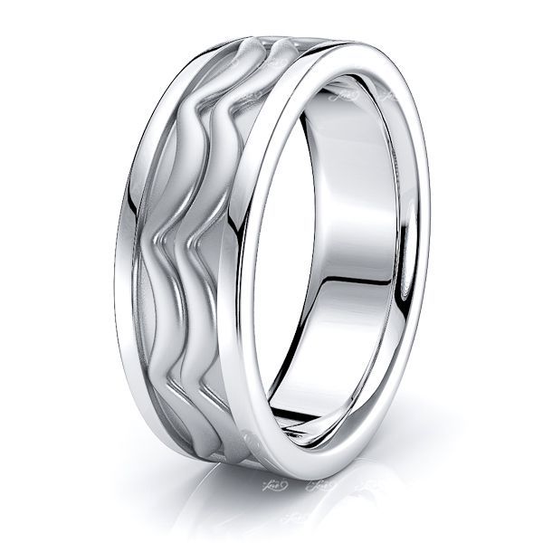 Otis Mens Hand Braided Wedding Band