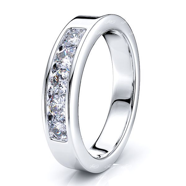 Domenica Channel Set Women Anniversary Wedding Band