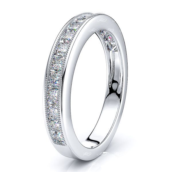 Jehane Channel Set Women Anniversary Wedding Band
