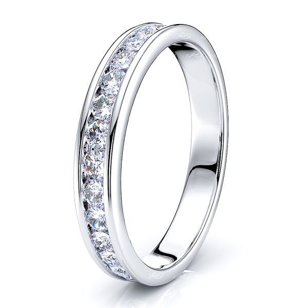 Ines Diamond Women Anniversary Wedding Band