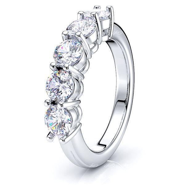 Diane Prong Set Women Anniversary Wedding Band
