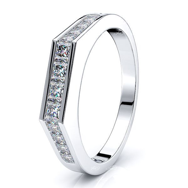 Jacquette Princess Cut Women Anniversary Wedding Ring