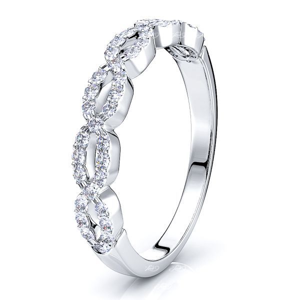 Oriane Pave Women Anniversary Wedding Band