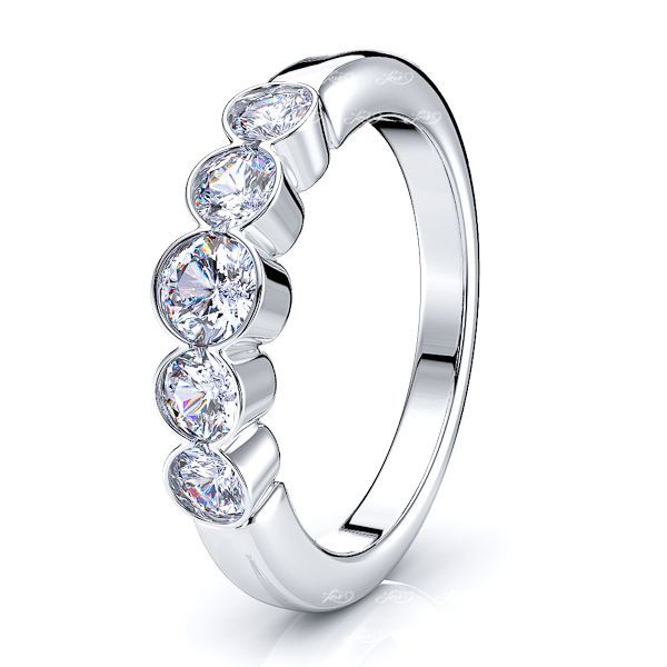 Carla Diamond Women Anniversary Wedding Ring