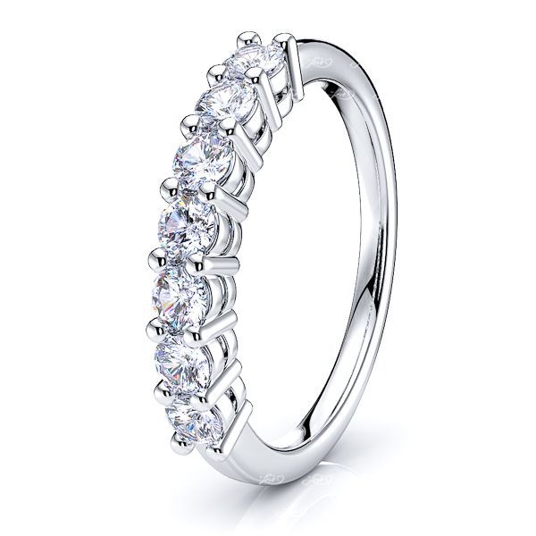 Amada 7 Stone Women Anniversary Wedding Ring