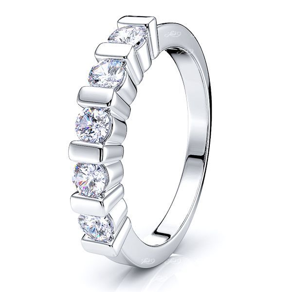 Gilberta Diamond Women Anniversary Wedding Band