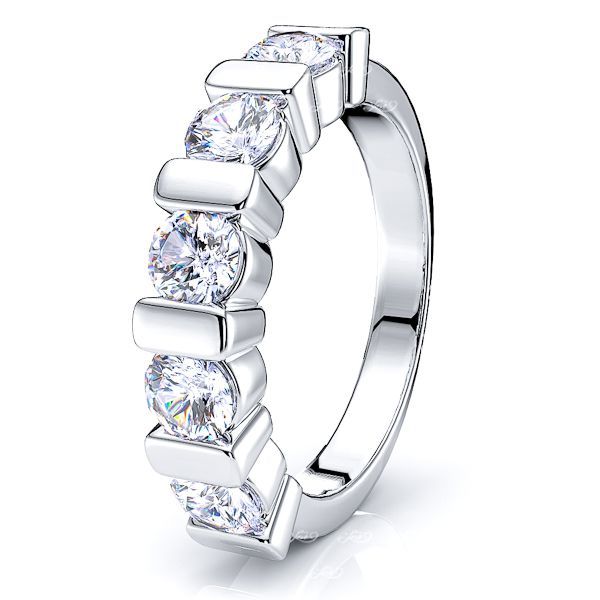 Imelda Diamond Women Anniversary Wedding Band