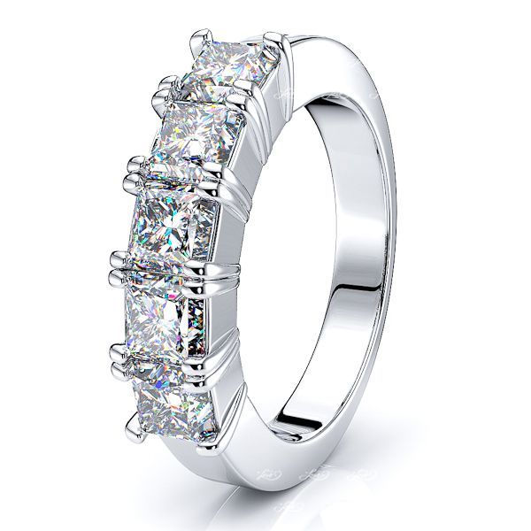 Rosannah Princess Women Anniversary Wedding Ring