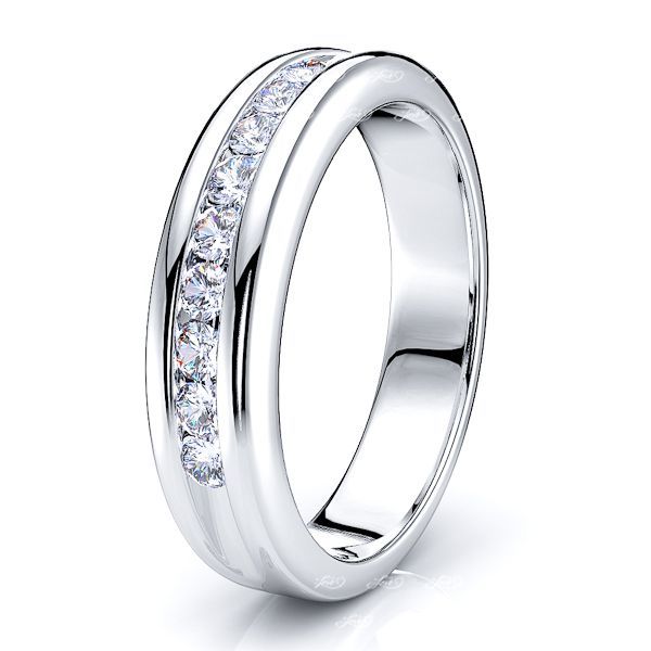 Orlanda Channel Set Women Anniversary Wedding Ring