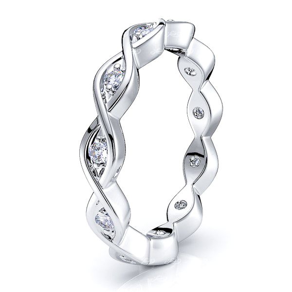 Phaedra Diamond Women Eternity Wedding Ring