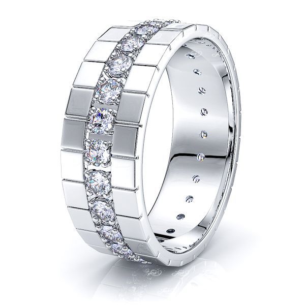Everly Mens Diamond Wedding Band