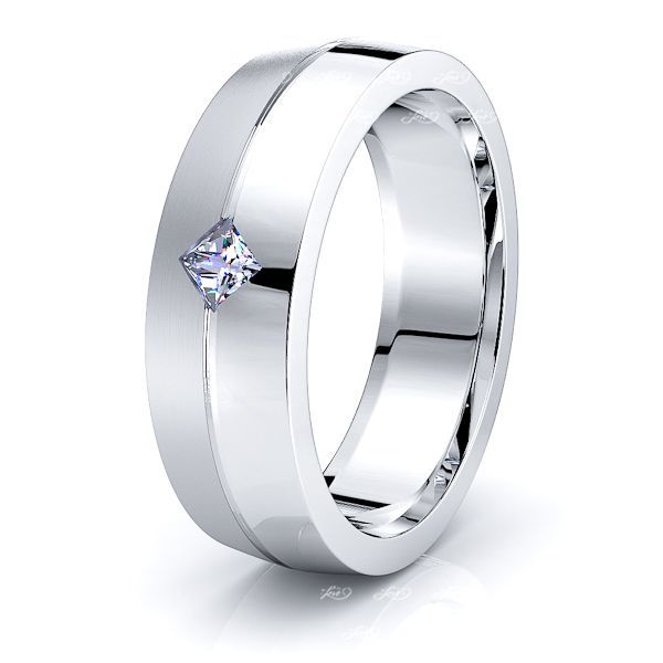 Rosalind Mens Diamond Wedding Band