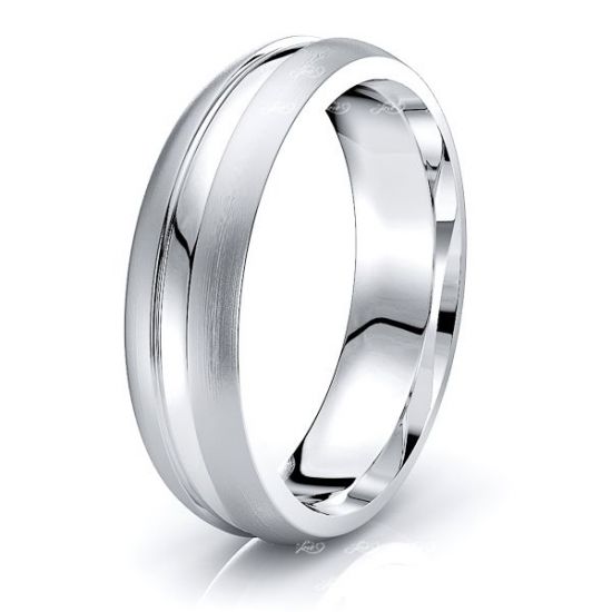 Bianca Solid 6mm Mens Wedding Ring