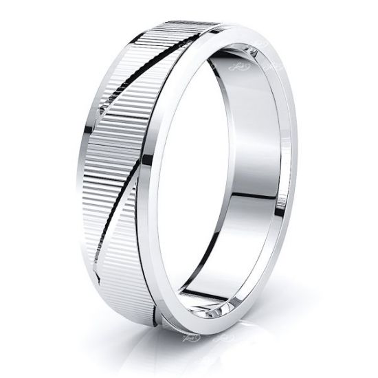 Amaya Solid 6mm Mens Wedding Ring