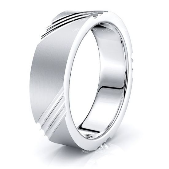 Kaia Solid 6mm Mens Wedding Ring