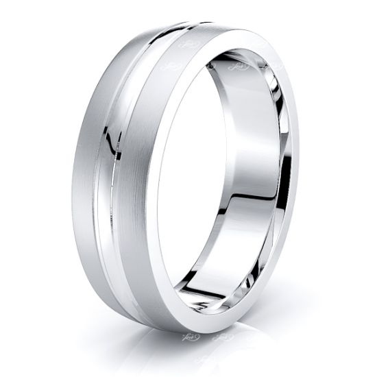 Clyde Solid 6mm Mens Wedding Ring