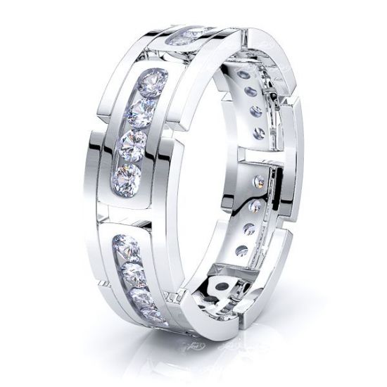 Rose Women Diamond Wedding Ring