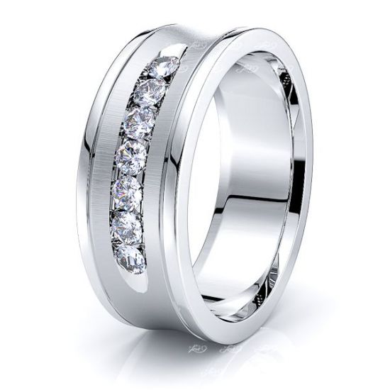 Poppy Mens Diamond Wedding Ring