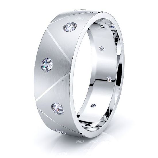 Margaret Mens Diamond Wedding Ring