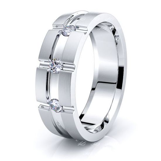 Madelyn Mens Diamond Wedding Ring