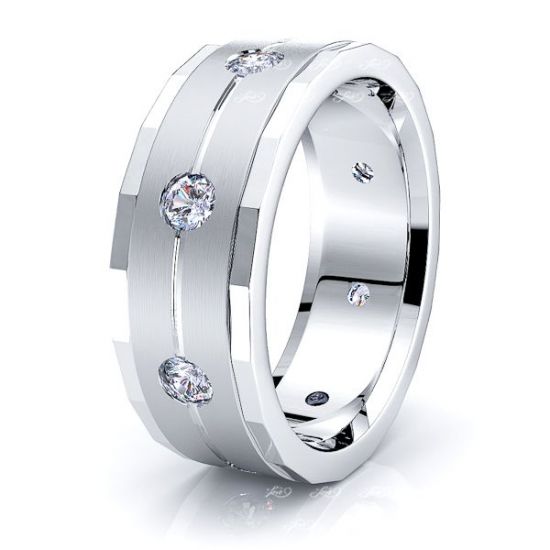 Camilla Mens Diamond Wedding Ring