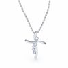 Josee Diamond Religious Cross Pendant