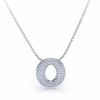 Eveline Diamond Circle Pendant