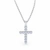 Geltrude Diamond Cross Pendant