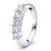 Petite Prong Set Women Anniversary Wedding Ring