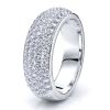 Nathalie Pave Set Women Anniversary Wedding Ring