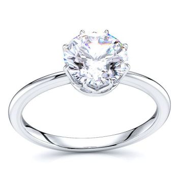 Cincinnati Crown Solitaire Engagement Ring