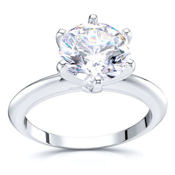 Solitaire Garland Engagement Ring