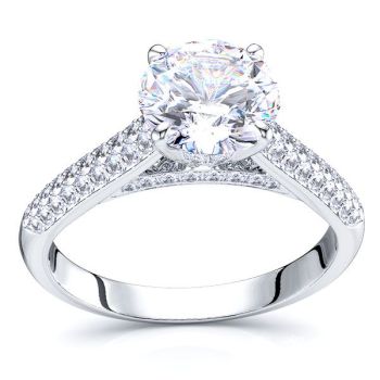 Tennessee Pave Set Engagement Ring