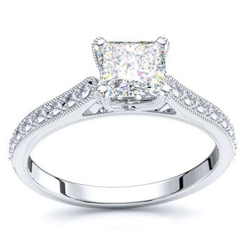 Louisiana Pave Set Engagement Ring