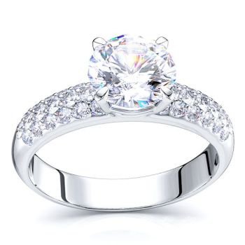 Florida Pave Set Egagement Ring