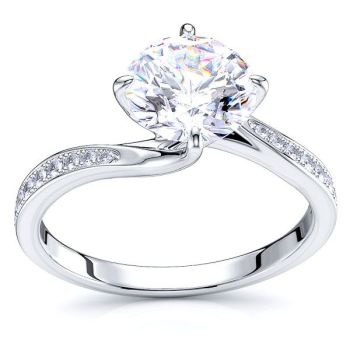 Missouri Pave Set Engagement Ring