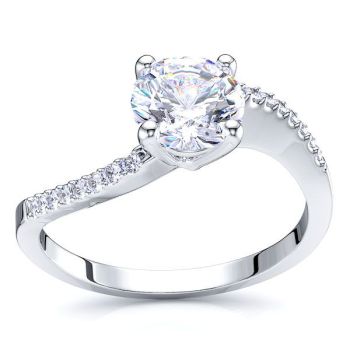 Charlottetown Pave Set Engagement Ring