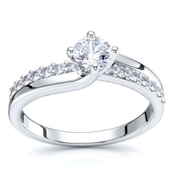 Calgary Pave Set Engagement Ring