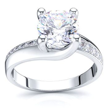British Columbia Pave Set Engagement Ring