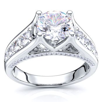 Edmonton Pave Set Engagement Ring